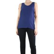 Pre-owned Silk tops Chloé Pre-owned , Blue , Dames