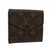 Pre-owned Canvas wallets Louis Vuitton Vintage , Brown , Dames