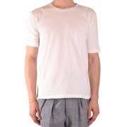 Witte Klassieke Katoenen T-Shirt Laneus , White , Heren