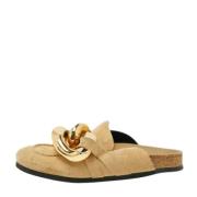 Pre-owned Suede sandals JW Anderson Pre-owned , Beige , Dames