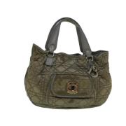 Pre-owned Nylon handbags Dior Vintage , Green , Dames