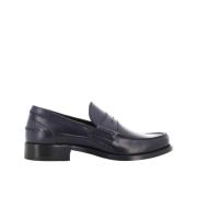 Klassieke leren loafers voor heren Antica Cuoieria , Blue , Heren