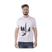 Casual T-Shirt Sweatshirt Ermenegildo Zegna , White , Heren