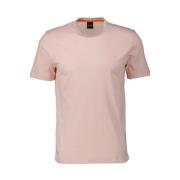 Lichtroze Tiles T-shirt Heren Boss Orange , Pink , Heren