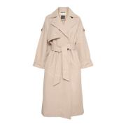 Slimme Trenchcoat Simply Taupe InWear , Beige , Dames