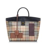 Pre-owned Canvas handbags Burberry Vintage , Multicolor , Dames