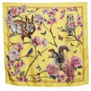 Pre-owned Silk scarves Dolce & Gabbana Pre-owned , Yellow , Dames