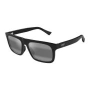 Opio 616-02 Shiny Black Sunglasses Maui Jim , Black , Unisex