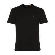 Klassieke T-shirts en Polos Ralph Lauren , Black , Heren