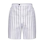 Gestreepte shorts Salvatore Ferragamo , White , Heren