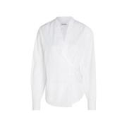 Blouses Shirts Calvin Klein , White , Dames