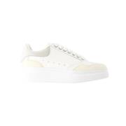 Leather sneakers Alexander McQueen , Beige , Dames