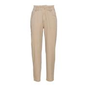 Slim-fit Trousers Only , Beige , Dames