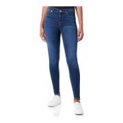 Skinny Stretch Nora Jeans - Blauw Denim Tommy Jeans , Blue , Dames