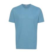 Heldere Blauwe T-shirts en Polos Zanone , Blue , Heren