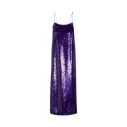 Oranje Jurk Max Mara , Purple , Dames