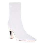 Ankle boot in white eco-leather Baldinini , White , Dames
