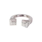 Pre-owned White Gold rings Gucci Vintage , Gray , Dames