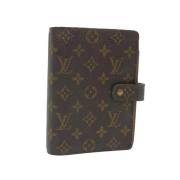 Pre-owned Coated canvas home-office Louis Vuitton Vintage , Brown , Da...