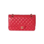 Pre-owned Leather chanel-bags Chanel Vintage , Pink , Dames