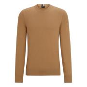 Round-neck Knitwear Hugo Boss , Beige , Heren