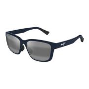 Lehiwa AF 648-03 Shiny Blue Sunglasses Maui Jim , Blue , Heren