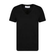 T-Shirts Selected Femme , Black , Dames