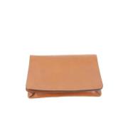 Pre-owned Leather clutches Maison Margiela Pre-owned , Brown , Dames