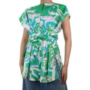 Pre-owned Cotton tops Emilio Pucci Pre-owned , Green , Dames