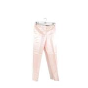 Pre-owned Polyester bottoms Dolce & Gabbana Pre-owned , Pink , Dames