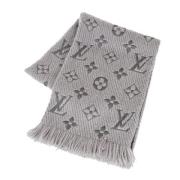 Pre-owned Cashmere scarves Louis Vuitton Vintage , Gray , Dames