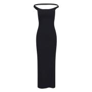 Maxi Dresses Courrèges , Black , Dames