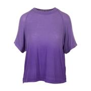 Sfumato T-Shirt Top Daniele Fiesoli , Purple , Dames