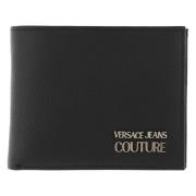 Zwarte Portemonnee Beschrijving Versace Jeans Couture , Black , Heren