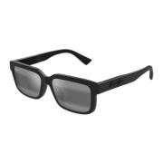 Hiapo AF 655-02 Matte Black Sunglasses Maui Jim , Black , Unisex