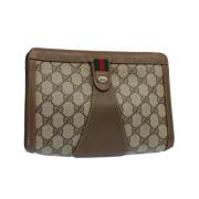 Pre-owned Leather gucci-bags Gucci Vintage , Beige , Dames