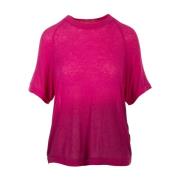 Ombre T-Shirt Top Daniele Fiesoli , Pink , Dames