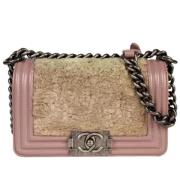 Pre-owned Fur chanel-bags Chanel Vintage , Pink , Dames