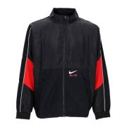 Sportswear Tracktop Zwart/Rood Nike , Black , Heren