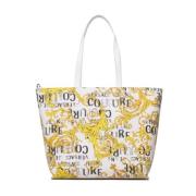 Tote Bags Versace Jeans Couture , White , Dames