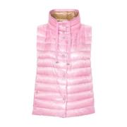 Gewatteerde Puffer Vest voor Heren Herno , Pink , Dames