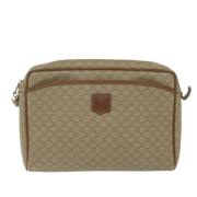 Pre-owned Canvas clutches Celine Vintage , Beige , Dames