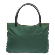 Pre-owned Fabric prada-bags Prada Vintage , Green , Dames