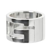 Pre-owned Silver rings Gucci Vintage , Gray , Dames