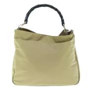 Pre-owned Fabric gucci-bags Gucci Vintage , Beige , Dames