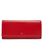Pre-owned Leather wallets Carolina Herrera Pre-owned , Red , Dames