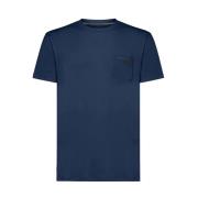 Monochrome Jersey T-shirt met Surflex® Zak RRD , Blue , Heren