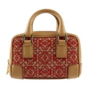 Pre-owned Canvas handbags Loewe Pre-owned , Red , Dames