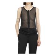 Sleeveless Tops Helmut Lang , Black , Dames