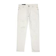 Jeans Balmain , White , Heren